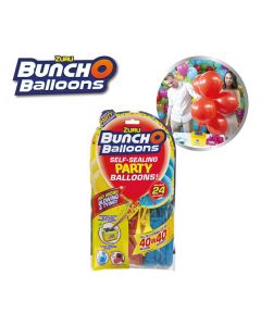 Bunch O Balloons zak - 24 ballonnen rood-geel-blauw 