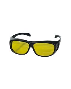 Orange Donkey - HD Glasses Fitover Sunglasses - Yellow