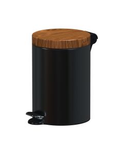 ALDA Excellent – Design prullenbak 3L - bruin/zwart