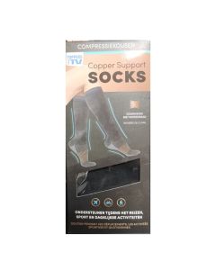 Copper Support Compression Socks – Size 35-40 