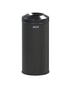 ALDA - Brandwerende afvalbak 12L – Zwart