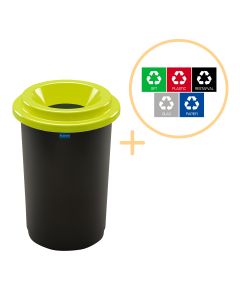 Plafor Eco Prullenbak 50L – Recycling – Groen