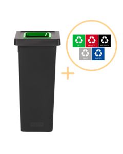 Plafor - Fit Bin 53L - Recycling - Green