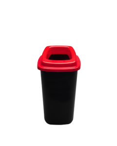 Plafor Prullenbak 28L – Recycling – Rood