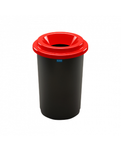 Plafor Eco Prullenbak 50L – Recycling – Rood
