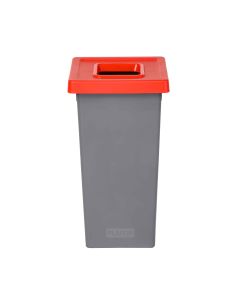 Plafor Fit Prullenbak – 75L – recycling - Rood