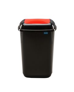 Plafor - Quatro Prullenbak 45L– Recycling - Rood